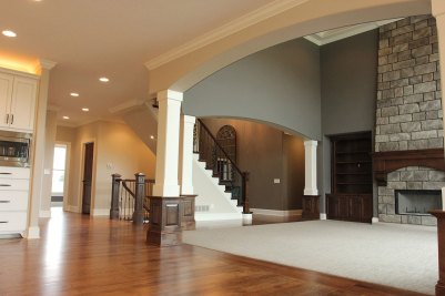 5-Arched opening from kitchen to Great Room