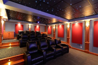 15-Theater room with three levels