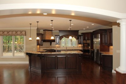 5-Maple cabinetry stained cherry with granite countertops