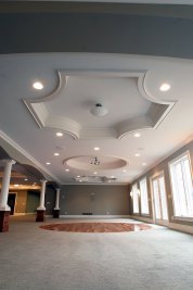 18-Lower level dance floor with decorative ceiling cut-outs above