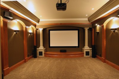 21-Lower level theatre room