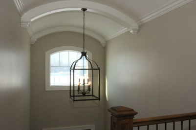 13-Foyer with barrel vaulted ceiling