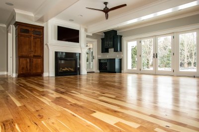 2-Great Room Character Hickory floor