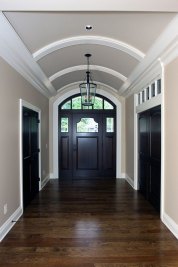 3-Barrel vaulted ceiling in foyer
